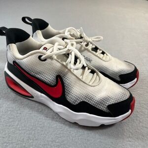 Nike Air Max nova GS White Black University Red youth big Kids Size 6Y